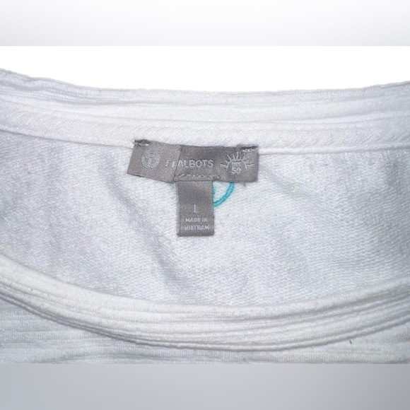 T by Talbots - Traverse Stripe, Scoop Neck Tee - Size Large - Picture 3 of 5